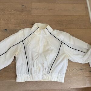 ALO Yoga White Windbreaker Jacket